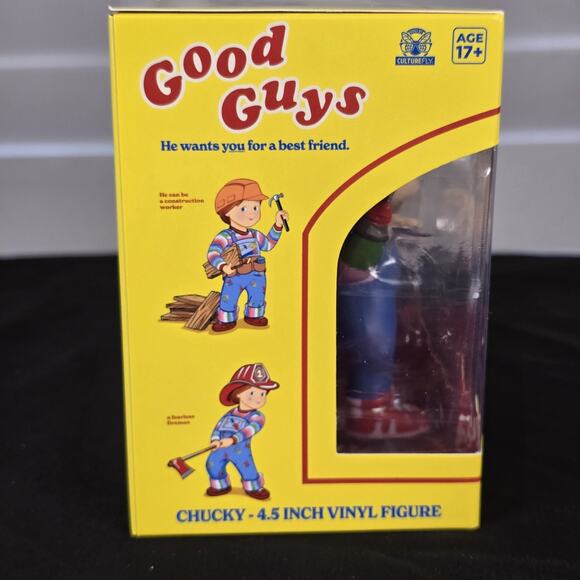 Tiffany And Chucky Good Guys Vinyl Figure 4.5in NEW childs Play Collectible 2025 - Picture 5 of 11